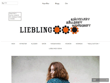 Tablet Screenshot of lieblingliebling.com